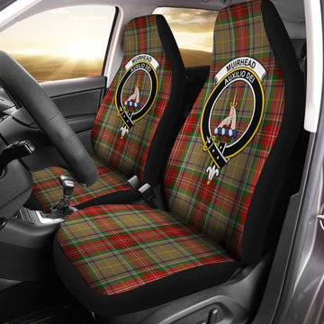 Muirhead Old Tartan Car Seat Cover with Family Crest