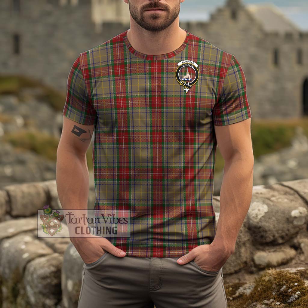 Tartan Vibes Clothing Muirhead Old Tartan Cotton T-Shirt with Family Crest