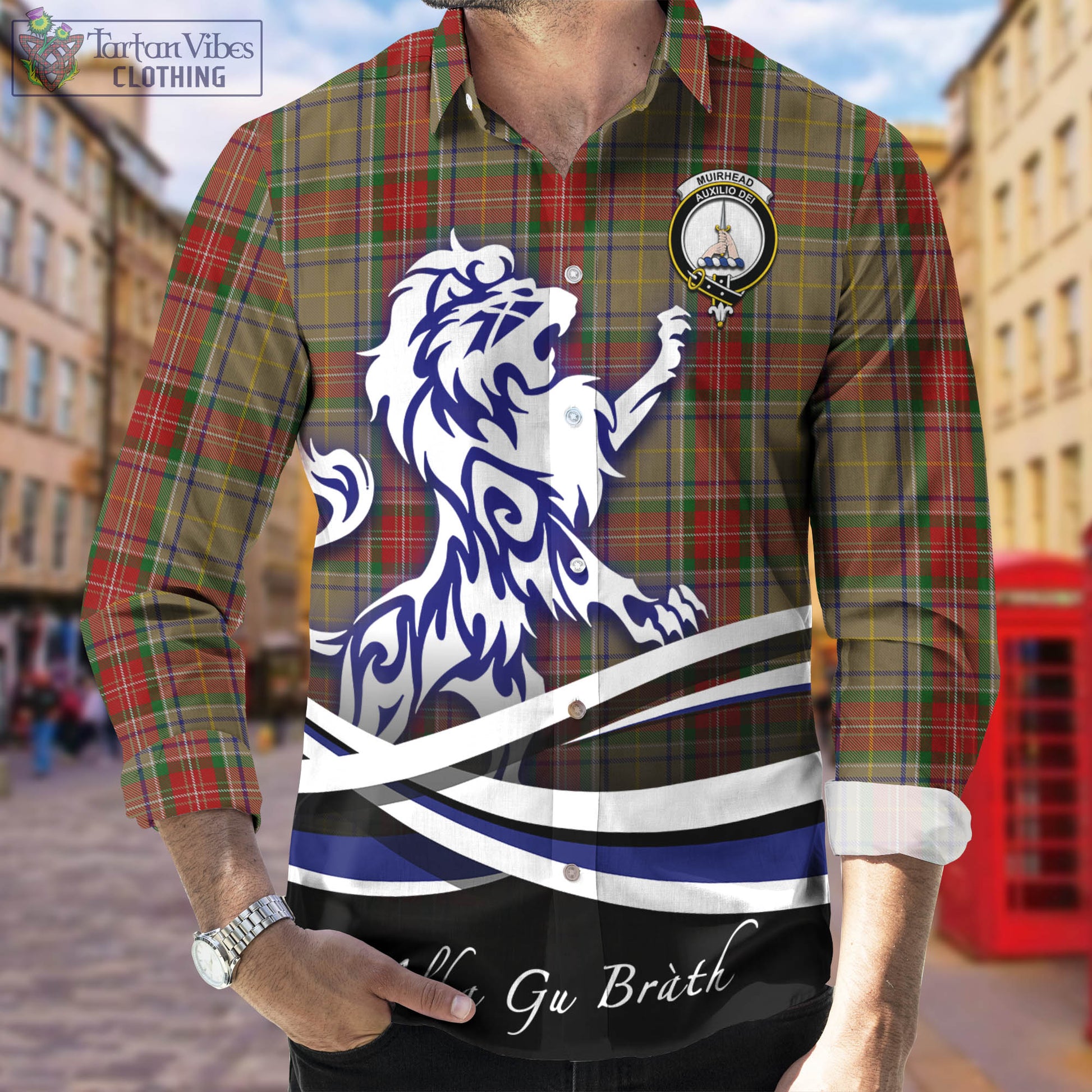 muirhead-old-tartan-long-sleeve-button-up-shirt-with-alba-gu-brath-regal-lion-emblem
