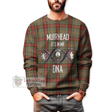 Muirhead Old Tartan Sweatshirt with Family Crest DNA In Me Style