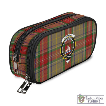 Muirhead Old Tartan Pen and Pencil Case with Family Crest