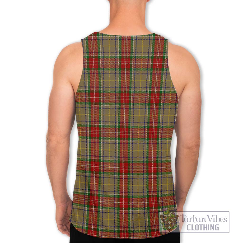 Tartan Vibes Clothing Muirhead Old Tartan Men's Tank Top with Family Crest DNA In Me Style