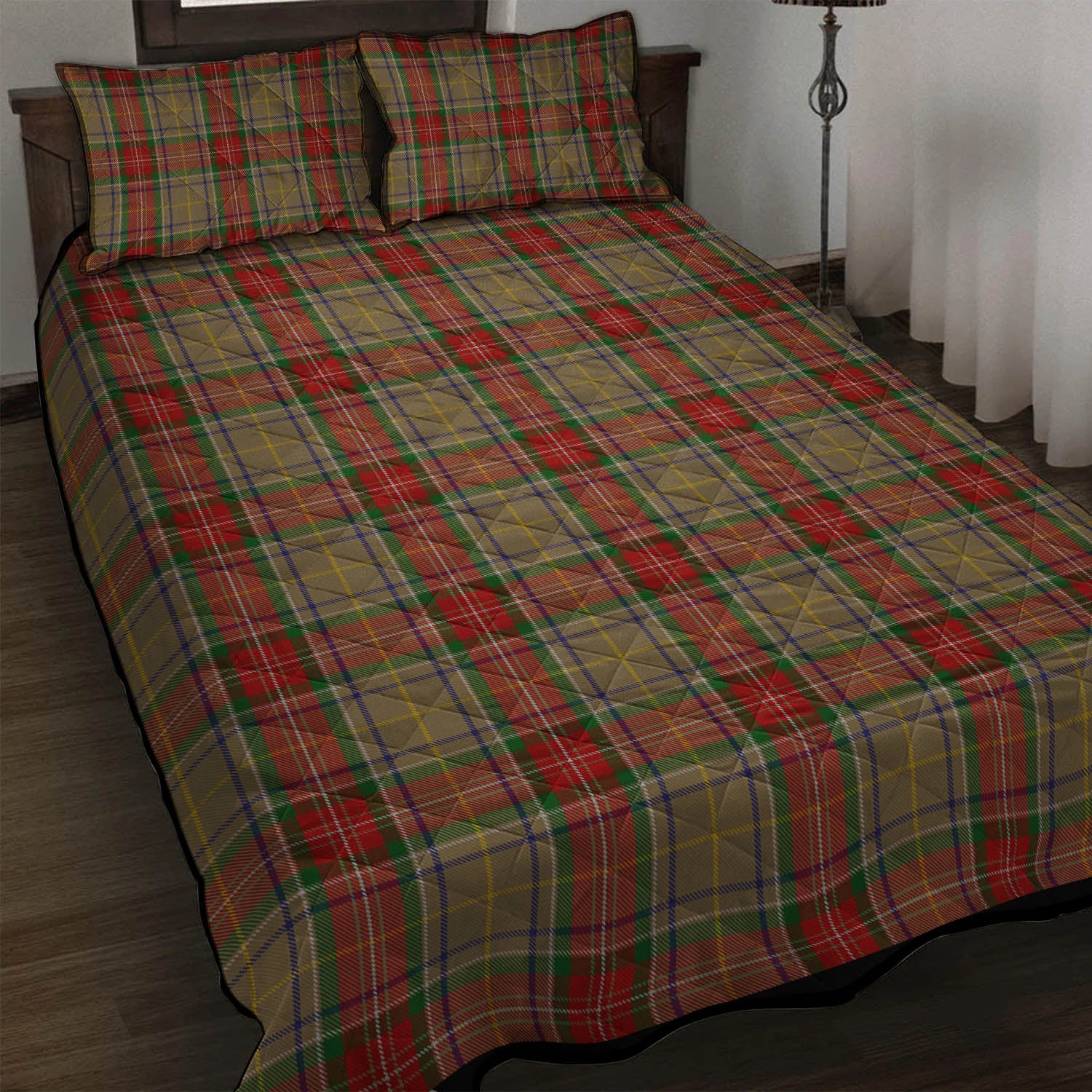 Muirhead Old Tartan Quilt Bed Set - Tartan Vibes Clothing