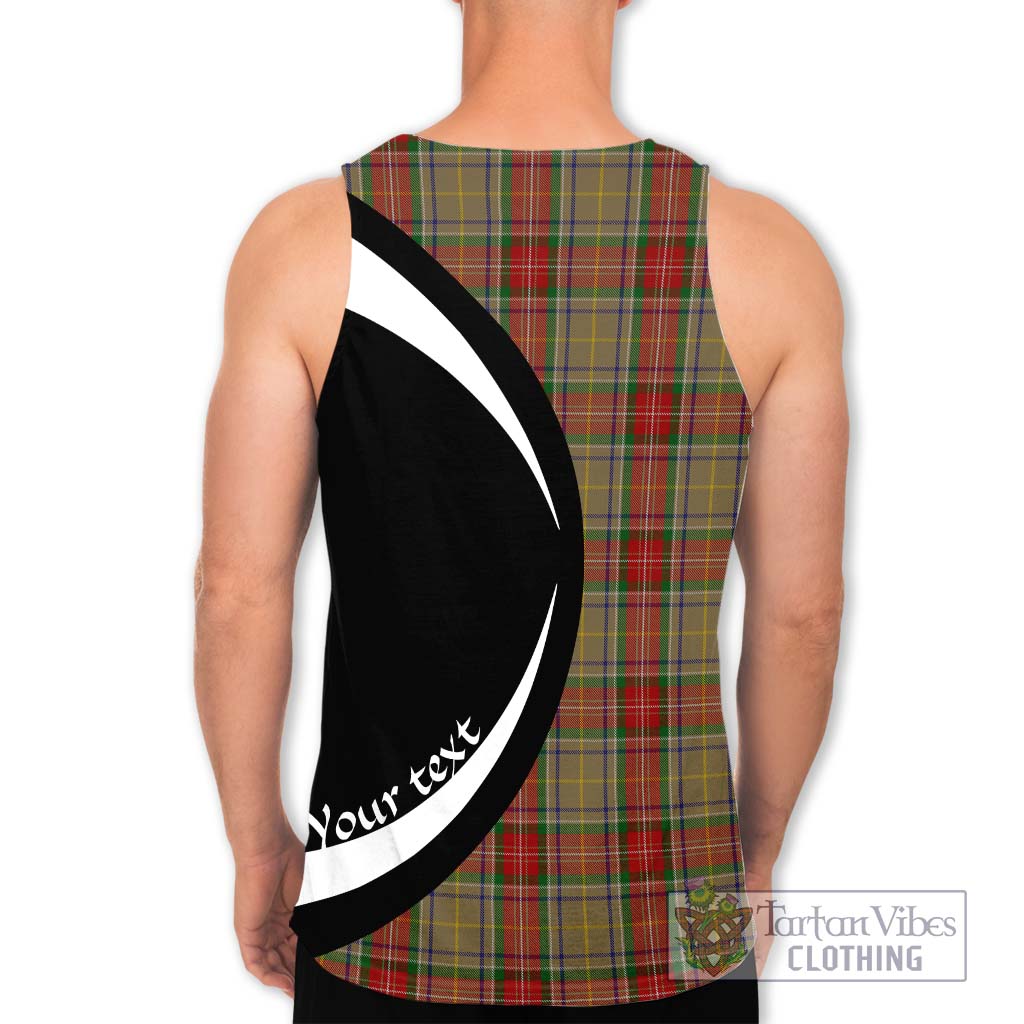 Muirhead Old Tartan Men's Tank Top with Family Crest Circle Style - Tartan Vibes Clothing