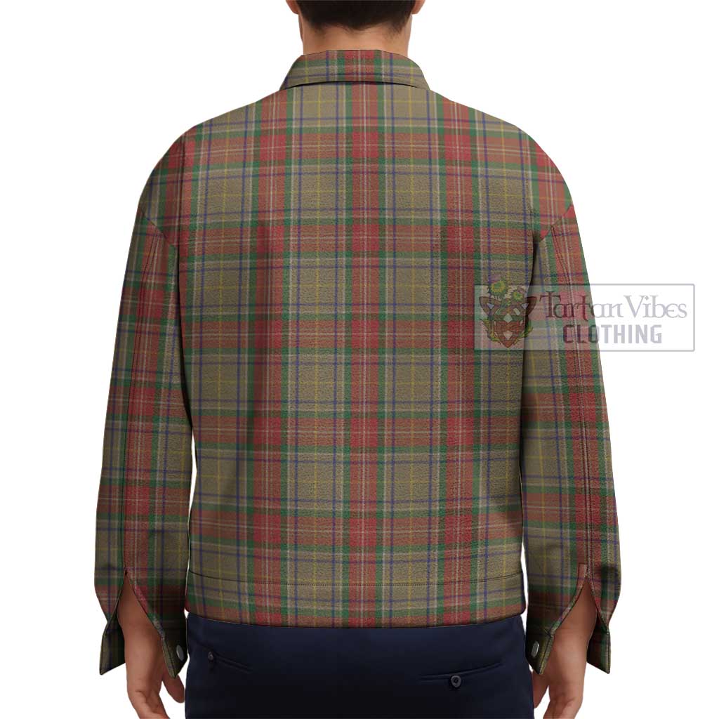 Tartan Vibes Clothing Muirhead Old Tartan Unisex Lapel Cotton Jacket