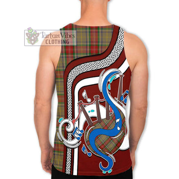 Muirhead Old Tartan Men's Tank Top with Epic Bagpipe Style