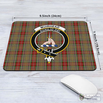 Muirhead Old Tartan Mouse Pad with Family Crest