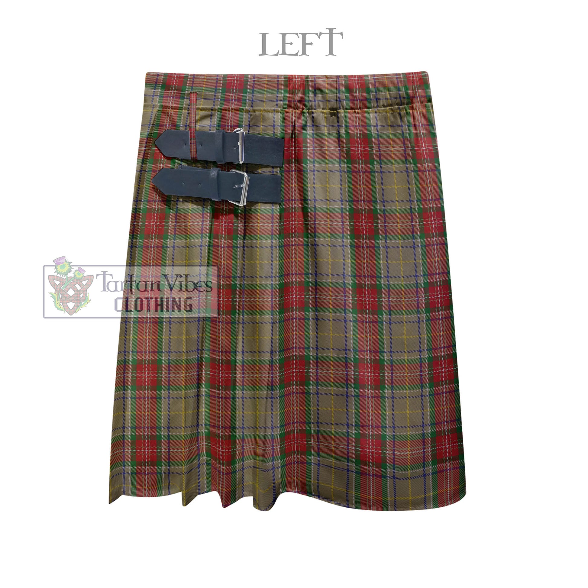 Tartan Vibes Clothing Muirhead Old Tartan Men's Pleated Skirt - Fashion Casual Retro Scottish Style