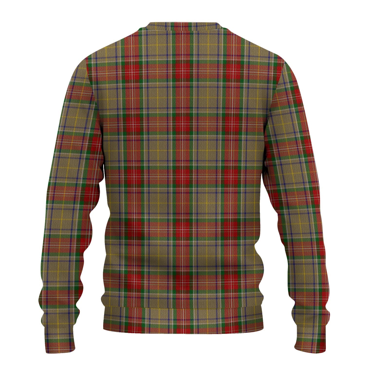 Muirhead Old Tartan Knitted Sweater with Family Crest - Tartanvibesclothing