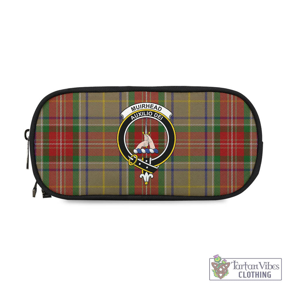 Tartan Vibes Clothing Muirhead Old Tartan Pen and Pencil Case with Family Crest