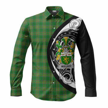 Mullady Irish Clan Long Sleeve Button Shirt Celtic Circle Style Men's Shirt S - Tartan Vibes Clothing