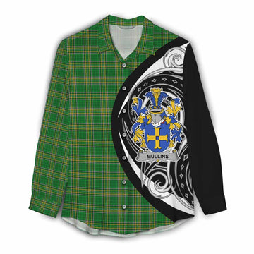 Mullins Irish Clan Women's Casual Shirt Celtic Circle Style Female - Tartan Vibes Clothing