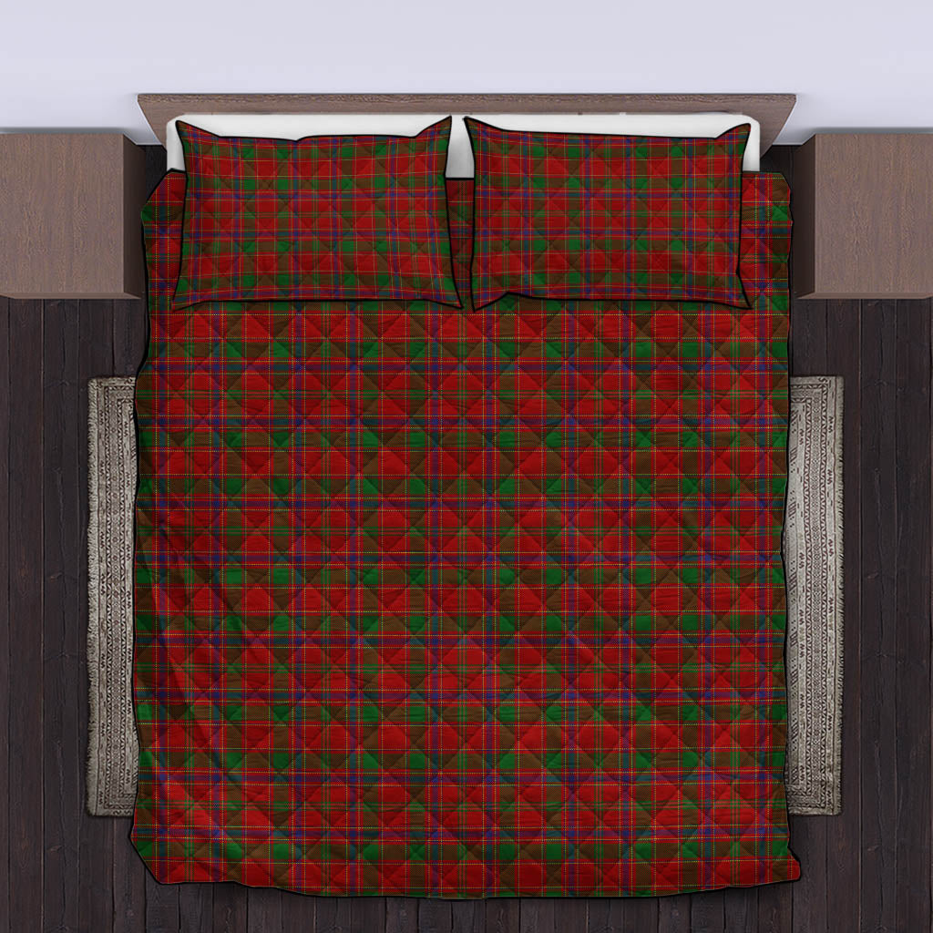 Munro (Monroe) Tartan Quilt Bed Set King - Tartan Vibes Clothing