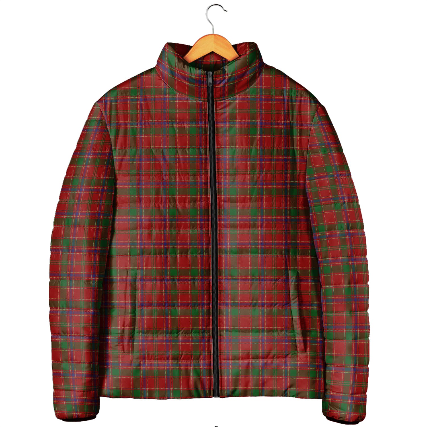 Munro (Monroe) Tartan Padded Jacket Men's Padded Jacket - Tartan Vibes Clothing