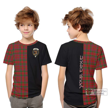 Munro (Monroe) Tartan Kid T-Shirt with Family Crest and Half Of Me Style