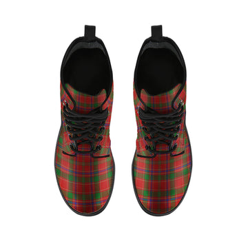 Munro (Monroe) Tartan Leather Boots