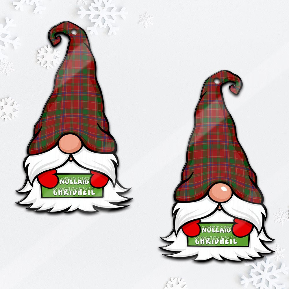 Munro (Monroe) Gnome Christmas Ornament with His Tartan Christmas Hat - Tartan Vibes Clothing