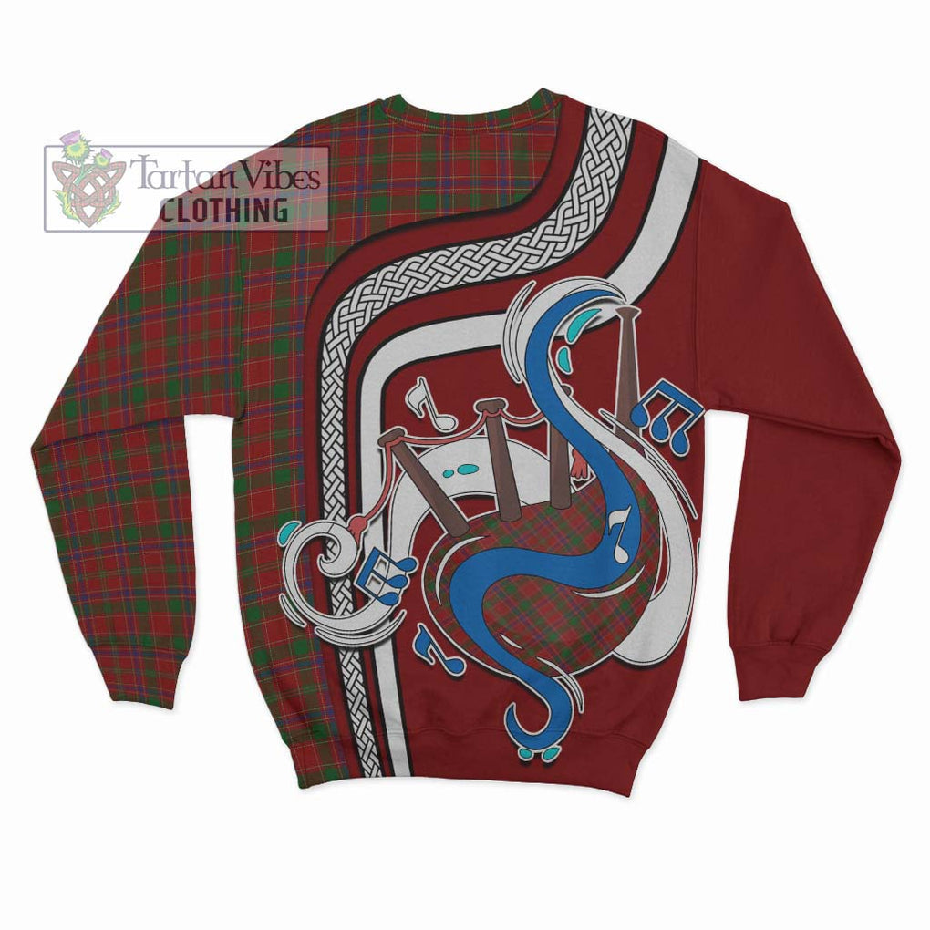 Tartan Vibes Clothing Munro Tartan Sweatshirt with Epic Bagpipe Style