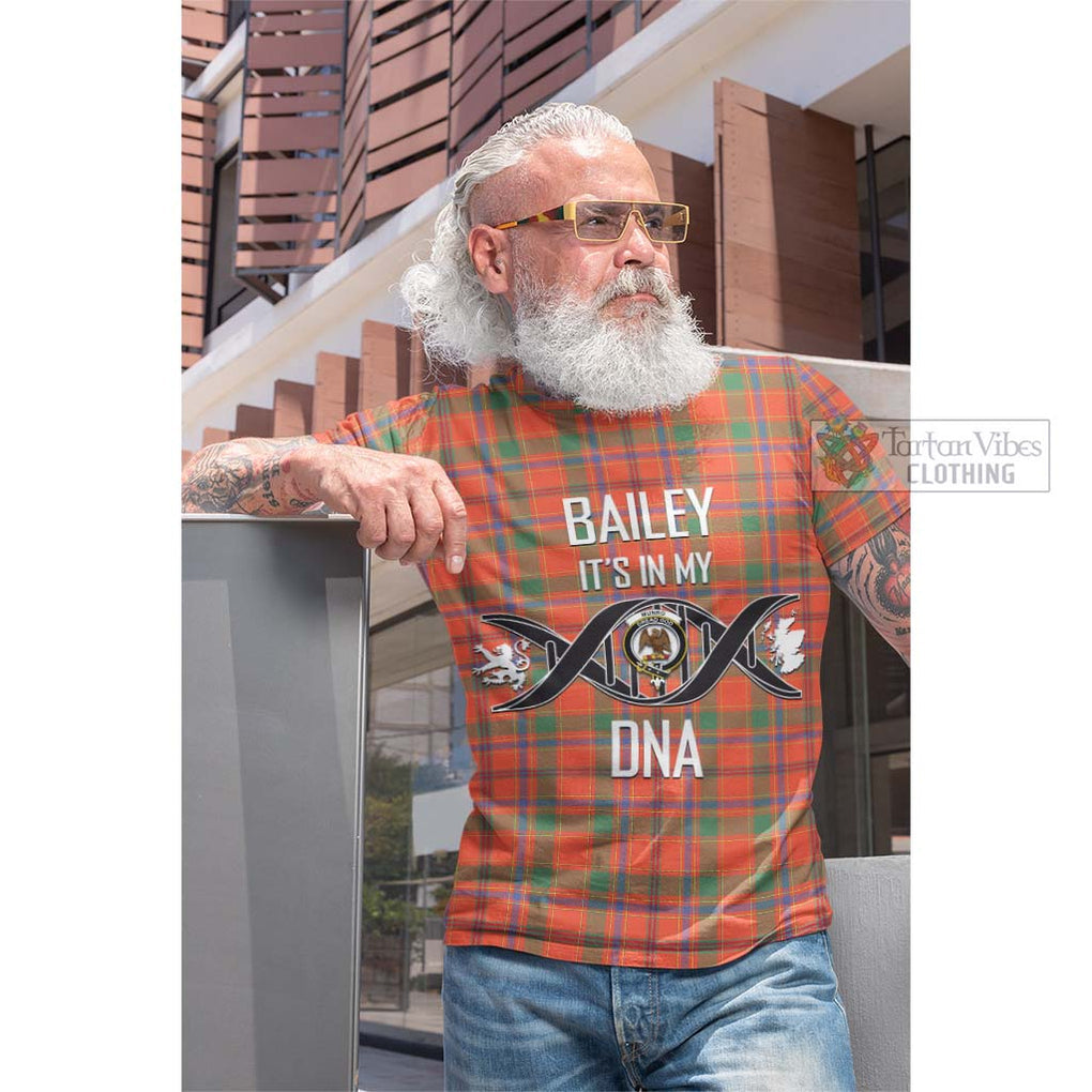 Tartan Vibes Clothing Munro Ancient Tartan Cotton T-shirt with Family Crest DNA In Me Style