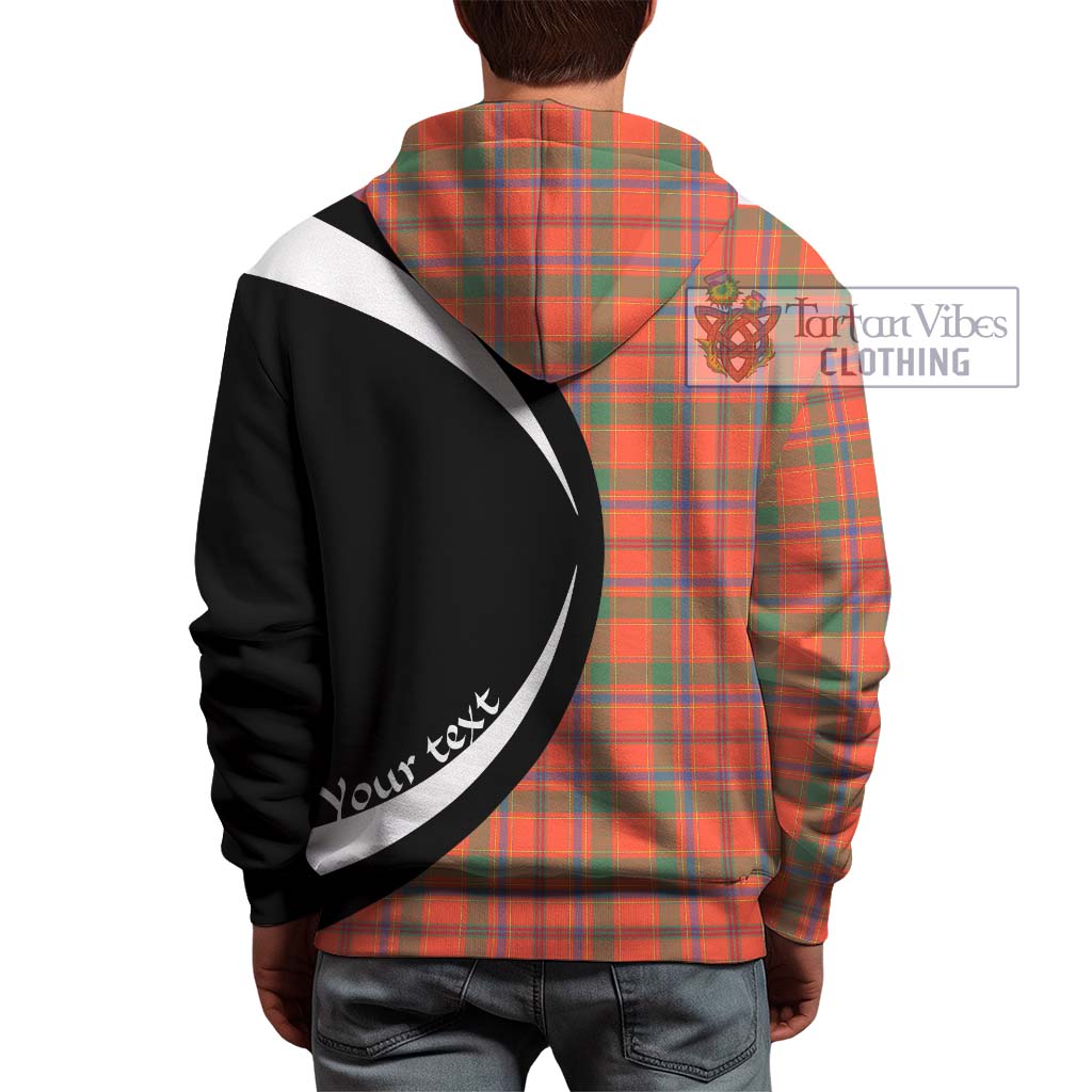 Tartan Vibes Clothing Munro Ancient Tartan Hoodie with Family Crest Circle Style