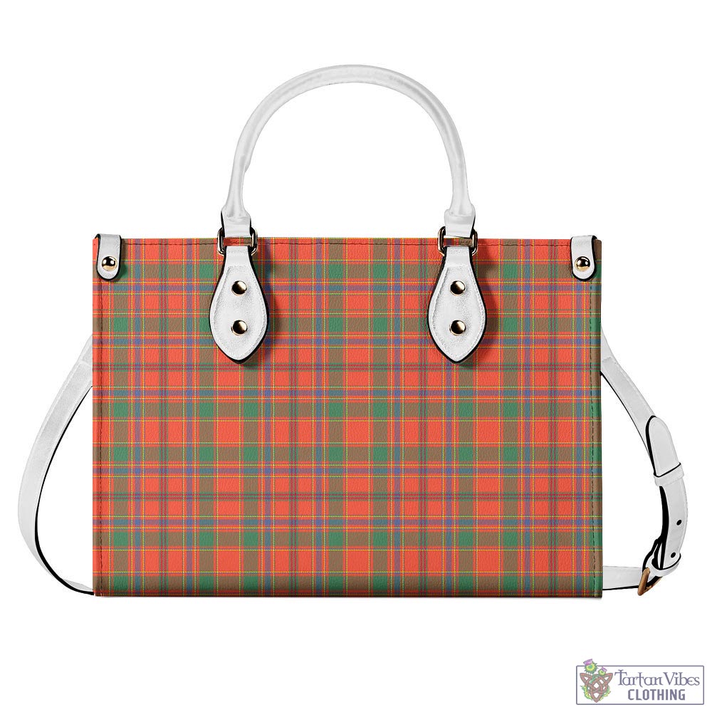 Tartan Vibes Clothing Munro Ancient Tartan Luxury Leather Handbags