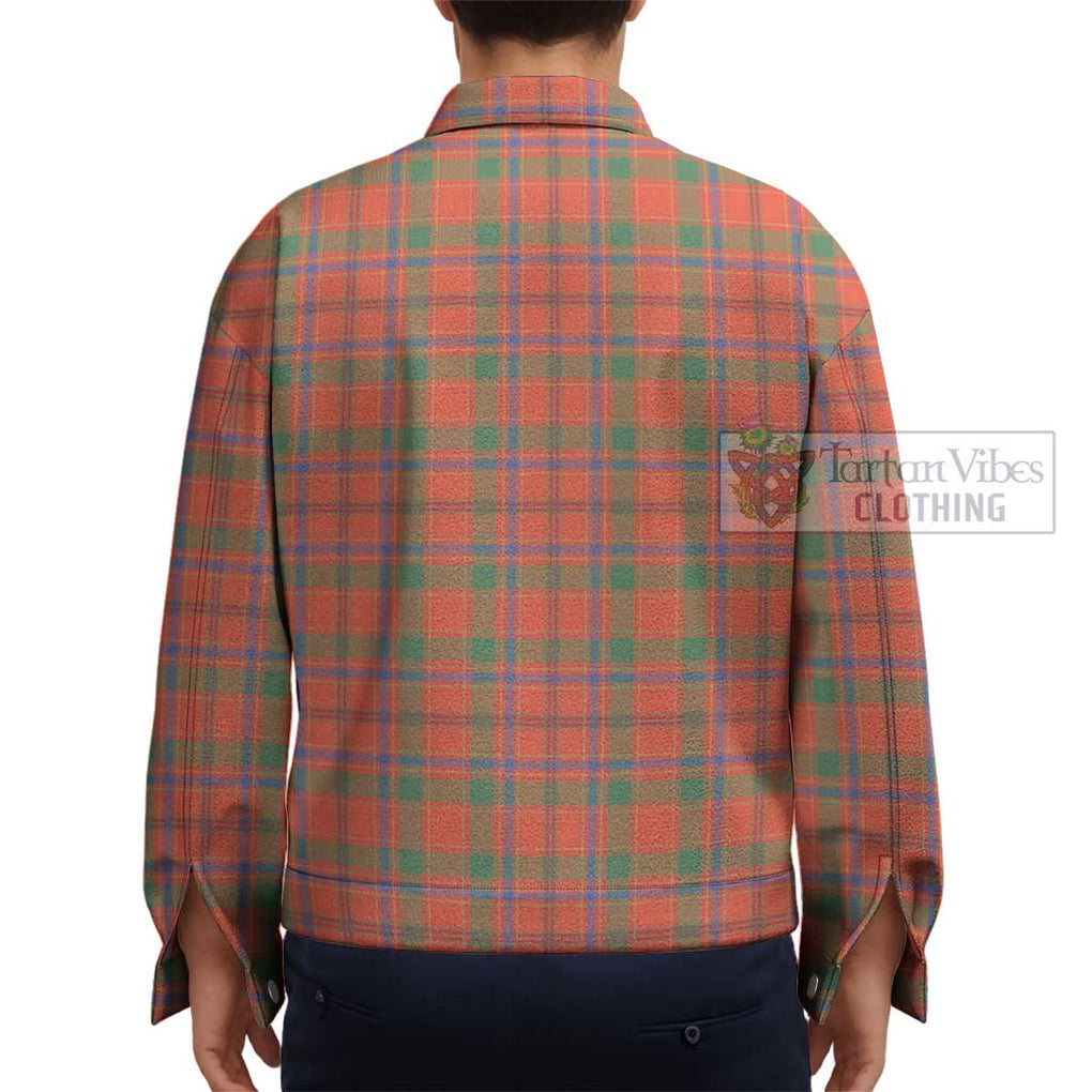 Munro Ancient Tartan Unisex Lapel Cotton Jacket - Tartan Vibes Clothing