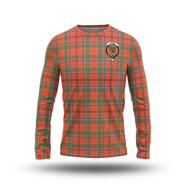 Munro Ancient Tartan Long Sleeve T-Shirt with Family Crest