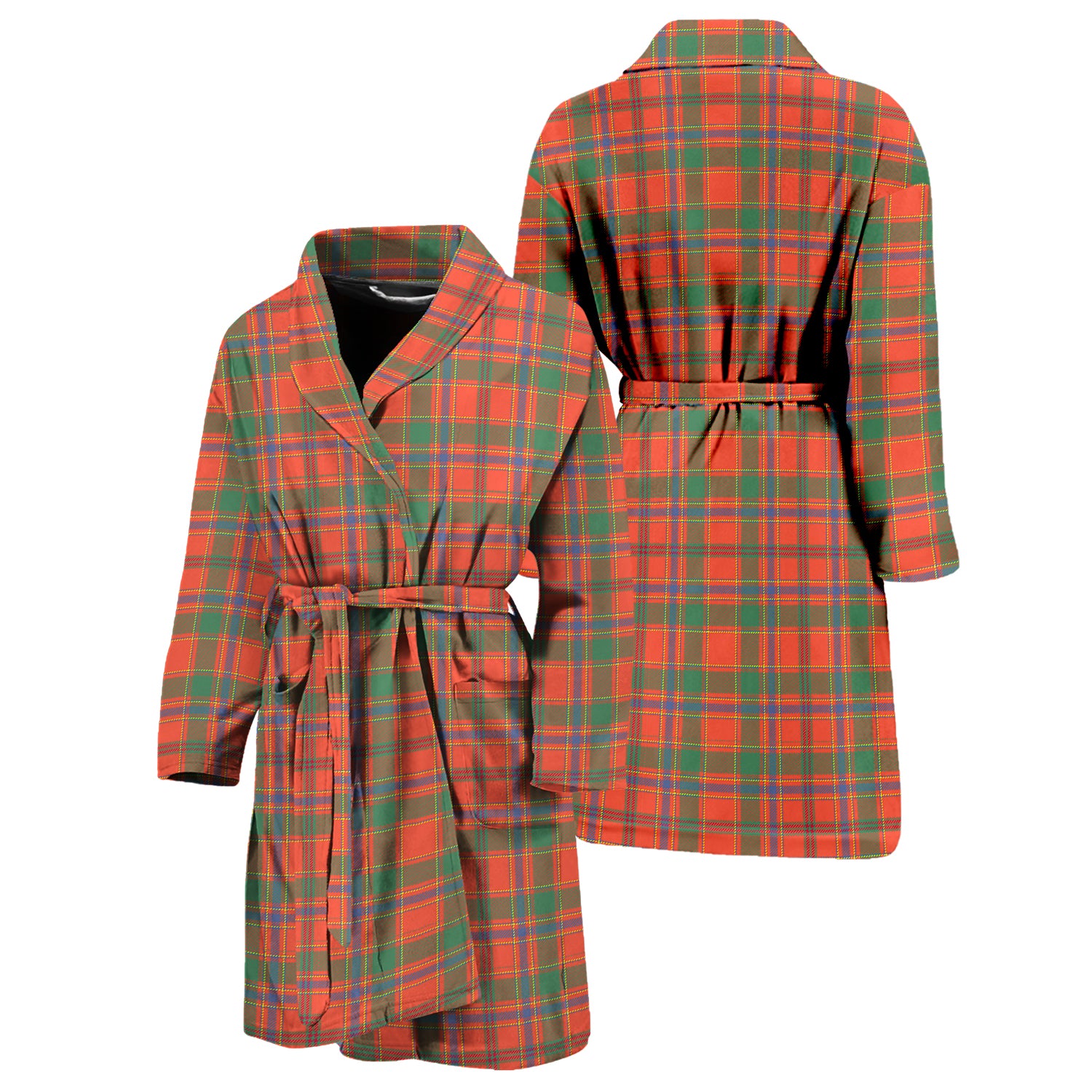 Munro Ancient Tartan Bathrobe Unisex M - Tartan Vibes Clothing