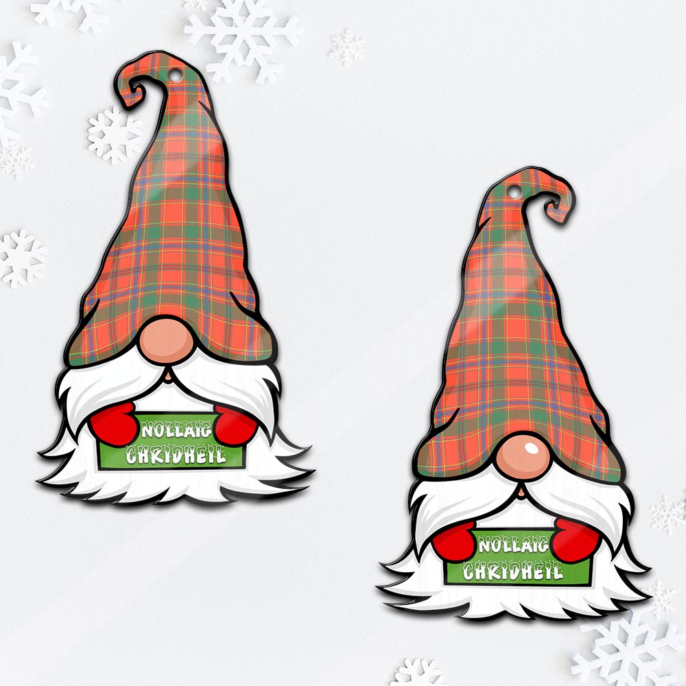 Munro Ancient Gnome Christmas Ornament with His Tartan Christmas Hat - Tartan Vibes Clothing