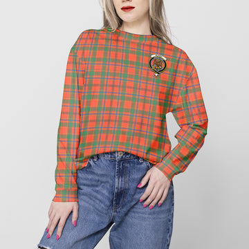 Munro Ancient Tartan Sweatshirt with Family Crest