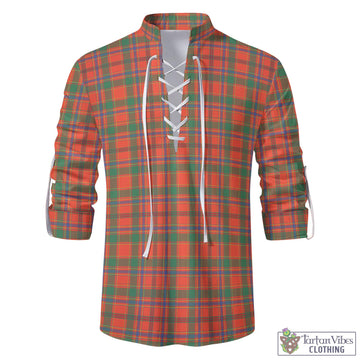 Munro Ancient Tartan Men's Scottish Traditional Jacobite Ghillie Kilt Shirt