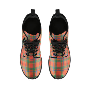 Munro Ancient Tartan Leather Boots