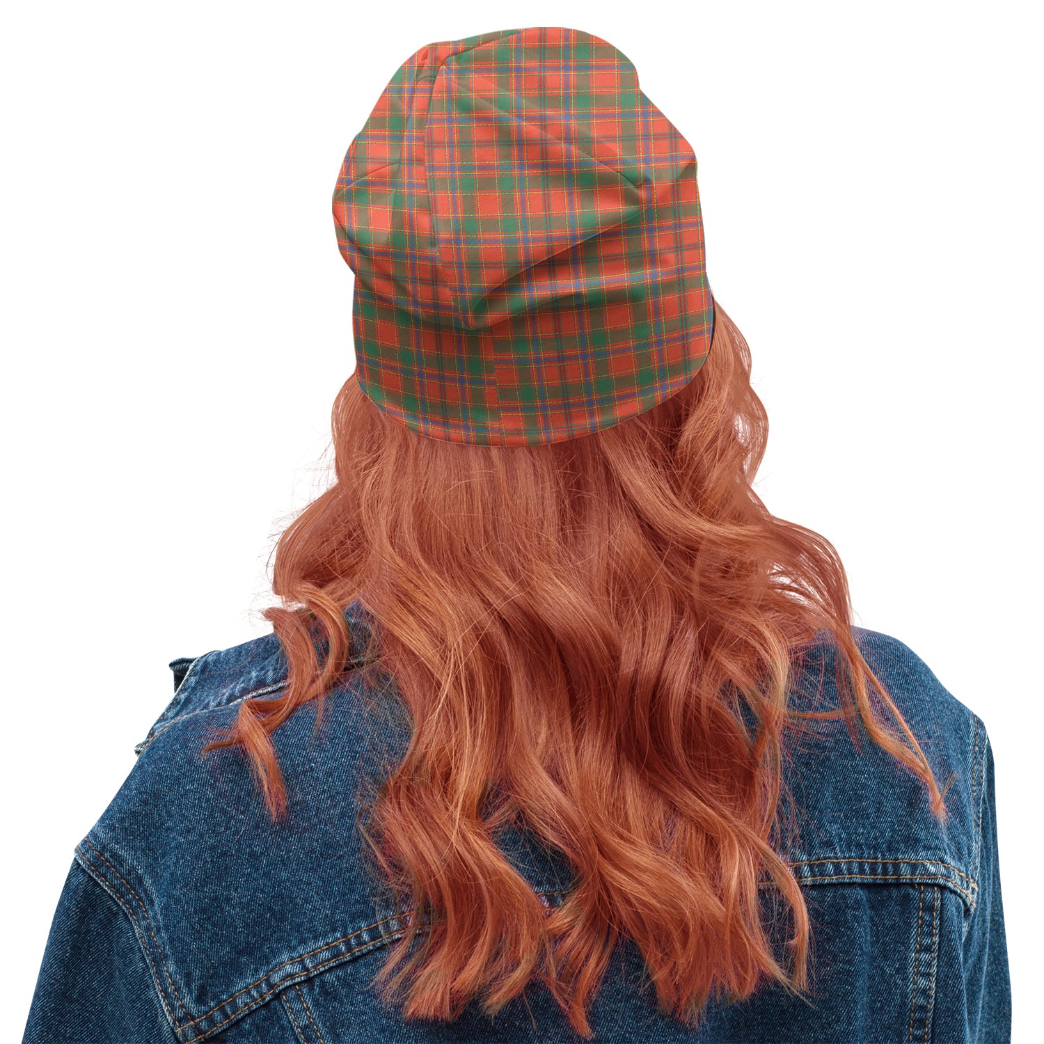 Munro Ancient Tartan Beanies Hat with Family Crest - Tartan Vibes Clothing