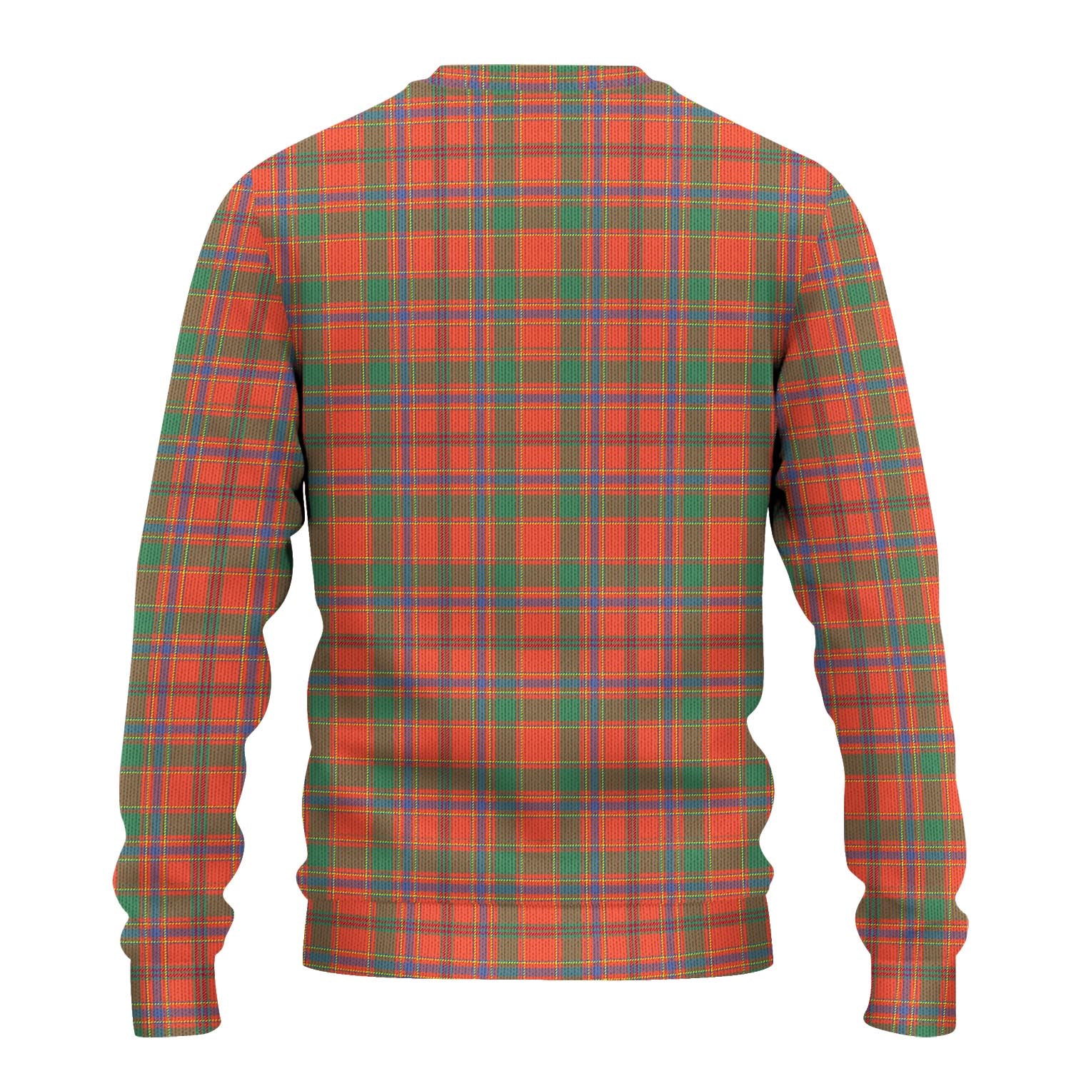 Munro Ancient Tartan Knitted Sweater with Family Crest - Tartanvibesclothing