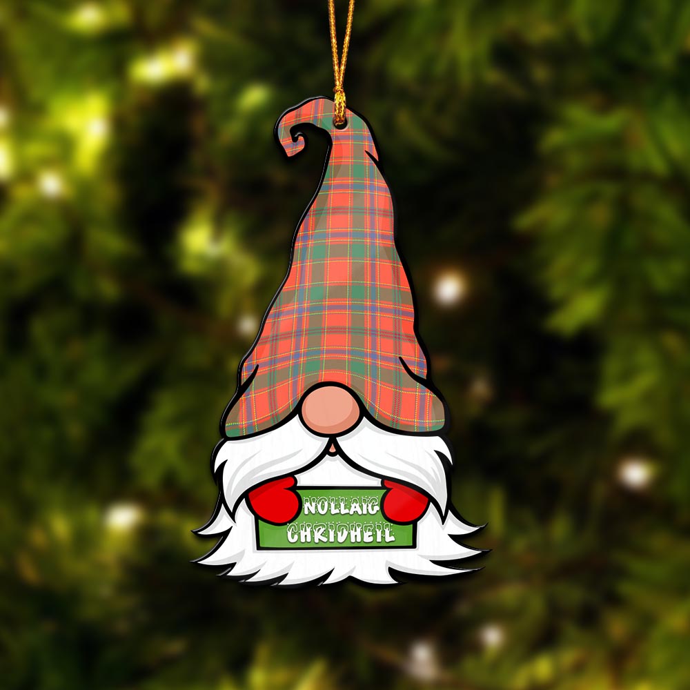 Munro Ancient Gnome Christmas Ornament with His Tartan Christmas Hat - Tartan Vibes Clothing