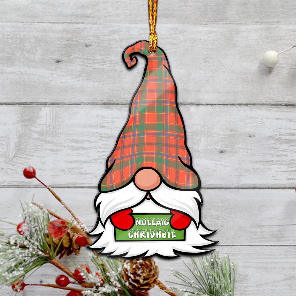 Munro Ancient Gnome Christmas Ornament with His Tartan Christmas Hat - Tartan Vibes Clothing