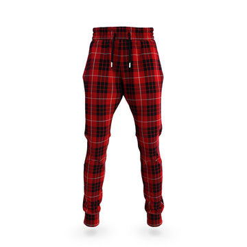 Munro Black and Red Tartan Joggers Pants