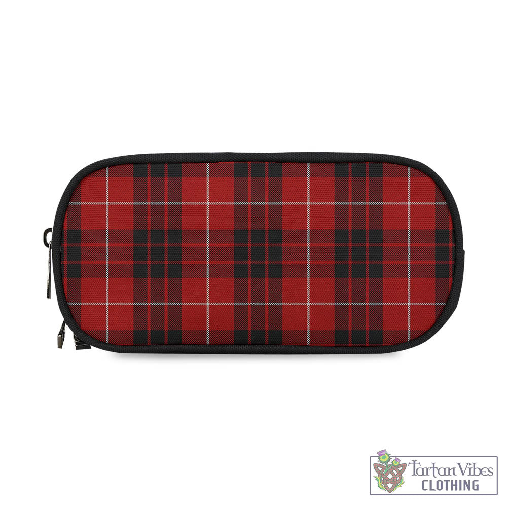 Tartan Vibes Clothing Munro Black and Red Tartan Pen and Pencil Case