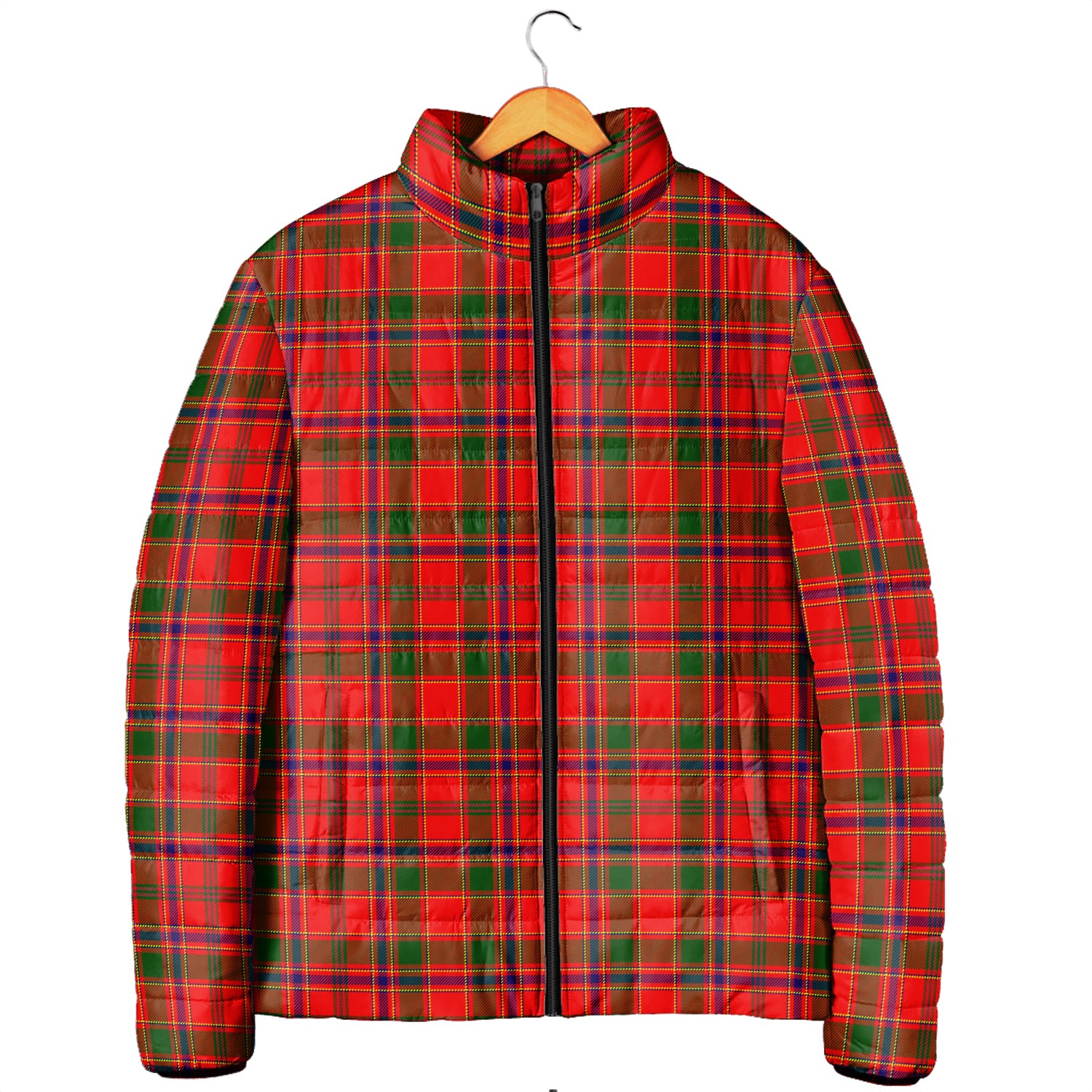 Munro Modern Tartan Padded Jacket Men's Padded Jacket - Tartan Vibes Clothing