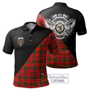 Munro Modern Tartan Polo Shirt with Family Crest and Military Logo Style