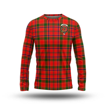 Munro Modern Tartan Long Sleeve T-Shirt with Family Crest