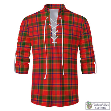 Munro Modern Tartan Men's Scottish Traditional Jacobite Ghillie Kilt Shirt