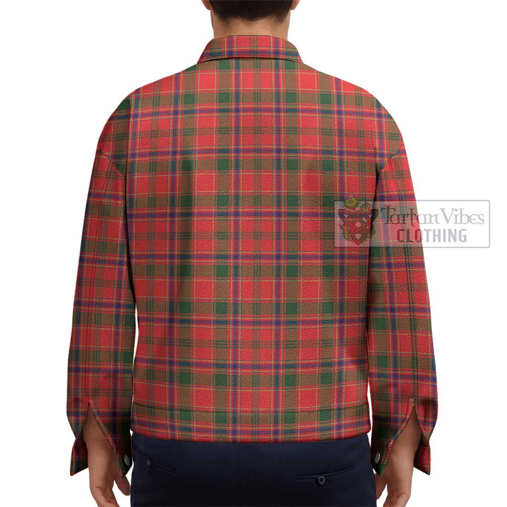 Munro Modern Tartan Unisex Lapel Cotton Jacket - Tartan Vibes Clothing