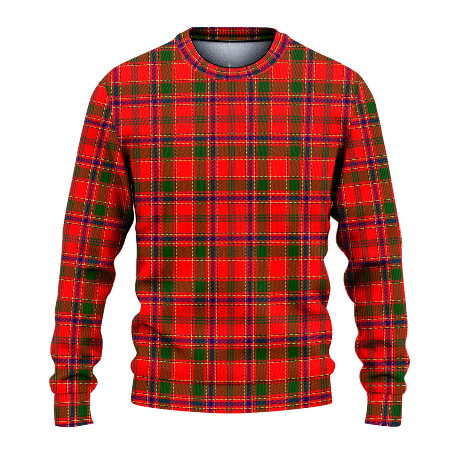 Munro Modern Tartan Knitted Sweater - Tartanvibesclothing