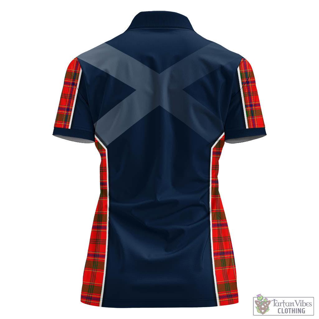 Munro Modern Tartan Women's Polo Shirt with Family Crest and Lion Rampant Vibes Sport Style - Tartan Vibes Clothing