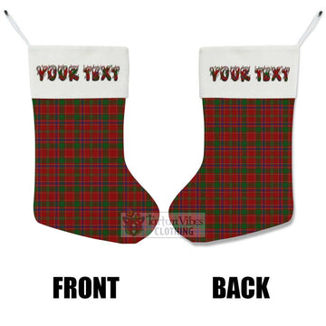 Munro (Monroe) Tartan Christmas Stocking with Personalized Text