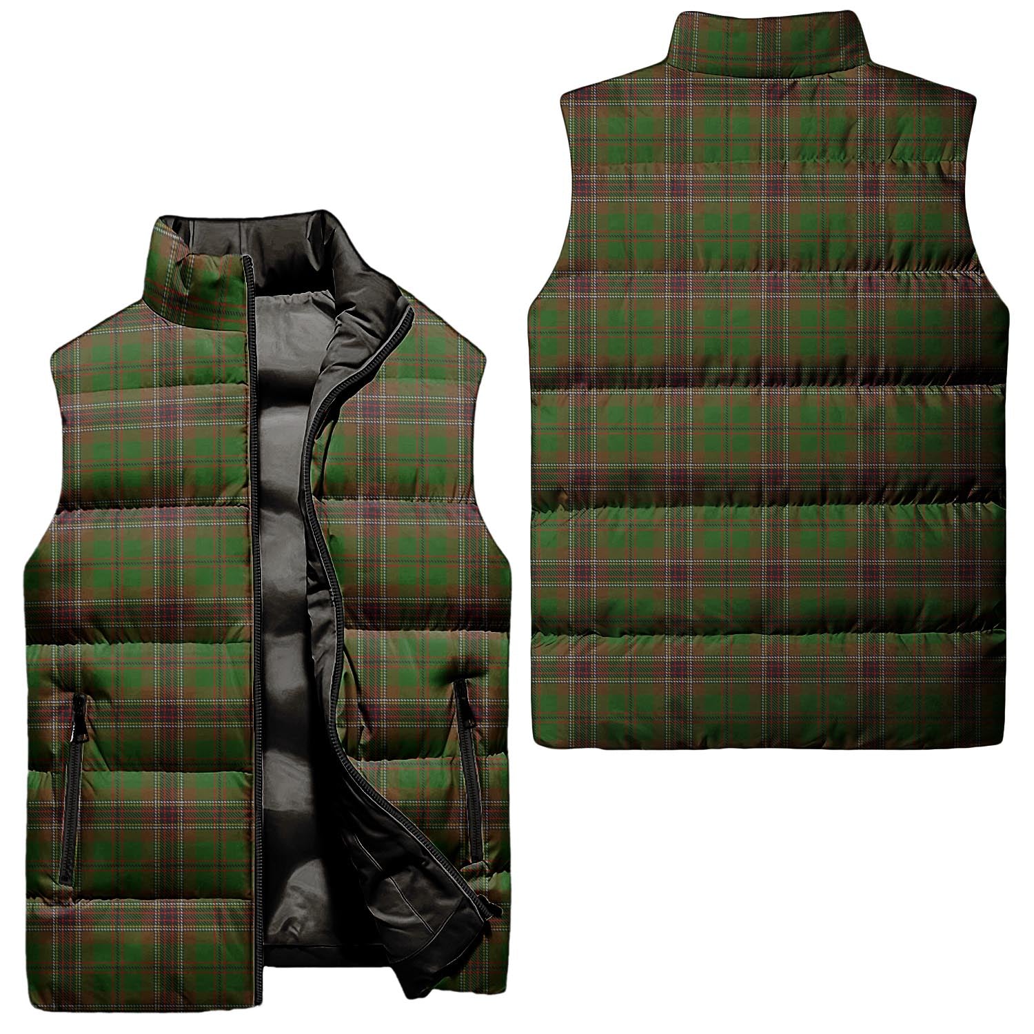 Murphy Tartan Sleeveless Puffer Jacket Unisex - Tartanvibesclothing