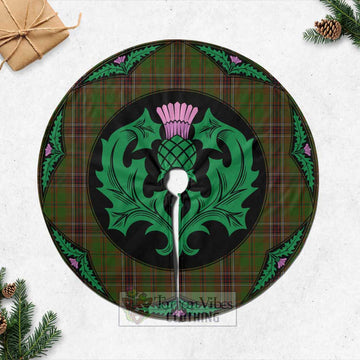 Murphy Tartan Christmas Tree Skirt Scottish Thistle Style Casual Tree Skirts - Tartan Vibes Clothing