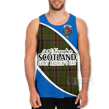 Murphy Family Crest Tartan Men's Tank Top Celebrate Saint Andrew's Day in Style