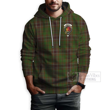 Murphy Tartan Hoodie with Family Crest Celtic Skull Style